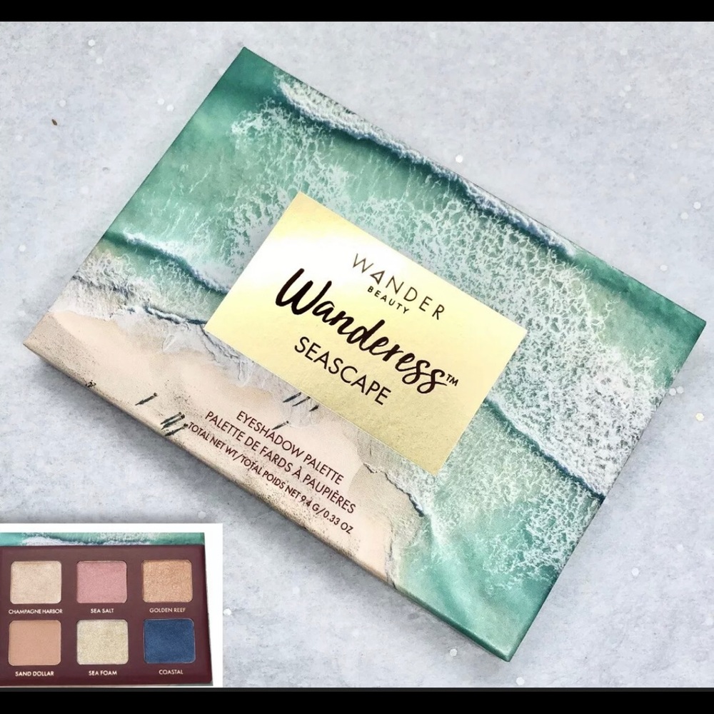 Wander beauty eyeshadow palette in seascape